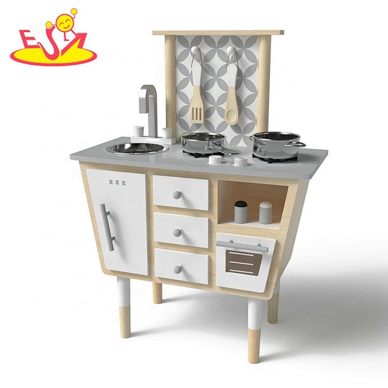 2019 New design boys stainless steel kitchen set toy for play W10C475C