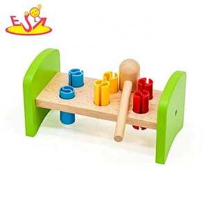 2019 New arrival educational wooden kids toy hammer for wholesale W11G054