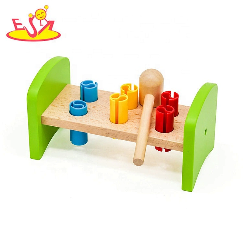2019 New arrival educational wooden kids toy hammer for wholesale W11G054
