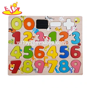 2018 Großhandelspädagogische Mini-Spielzeug aus Holz Alphabet für Kinder W14B097