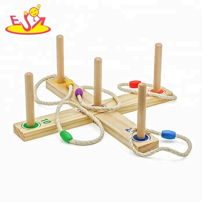 High quality children educational wooden toss game for yard W01D001