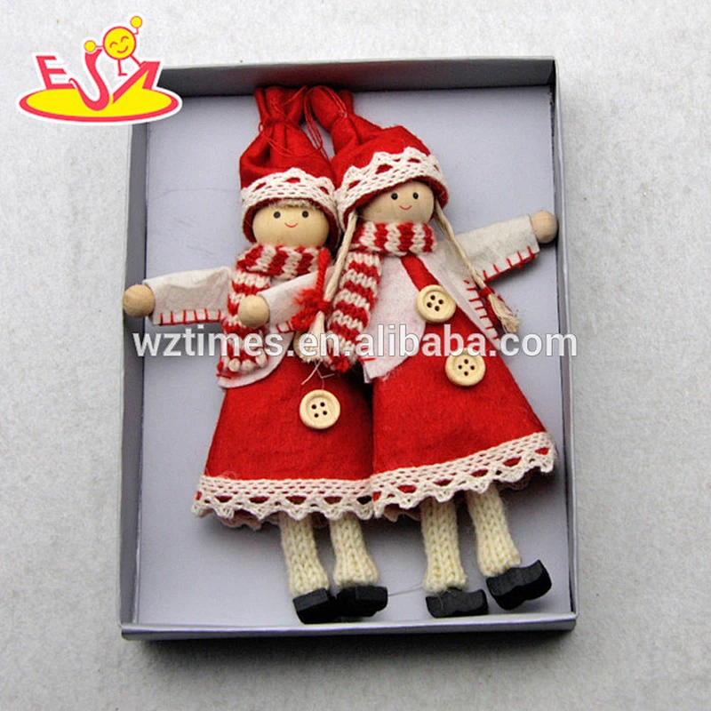 2018 New products baby cartoon characters wooden toys for Christmas W02A223