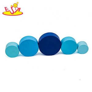 2019 New arrival educational wooden stacking and nesting toys for kids W13D204B