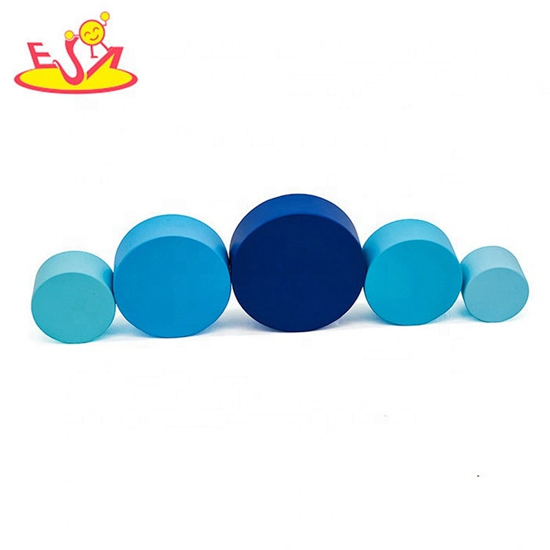 2019 New arrival educational wooden stacking and nesting toys for kids W13D204B