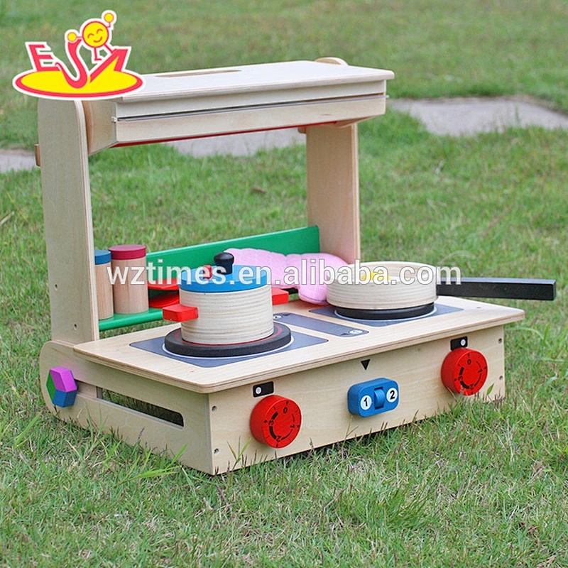 New design educational wooden mini kitchen toy for children W10C177
