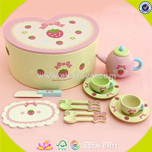 wholesale baby wooden desserts cake toy, popular kids wooden desserts cake toy, lovely children wooden birthday cake W10B102