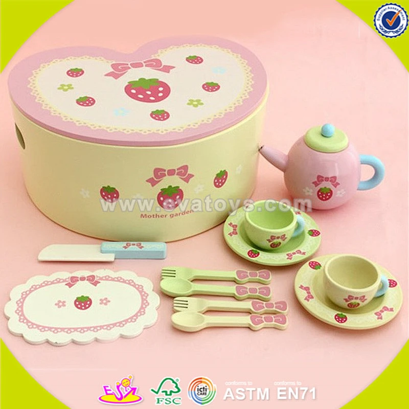 wholesale baby wooden desserts cake toy, popular kids wooden desserts cake toy, lovely children wooden birthday cake W10B102