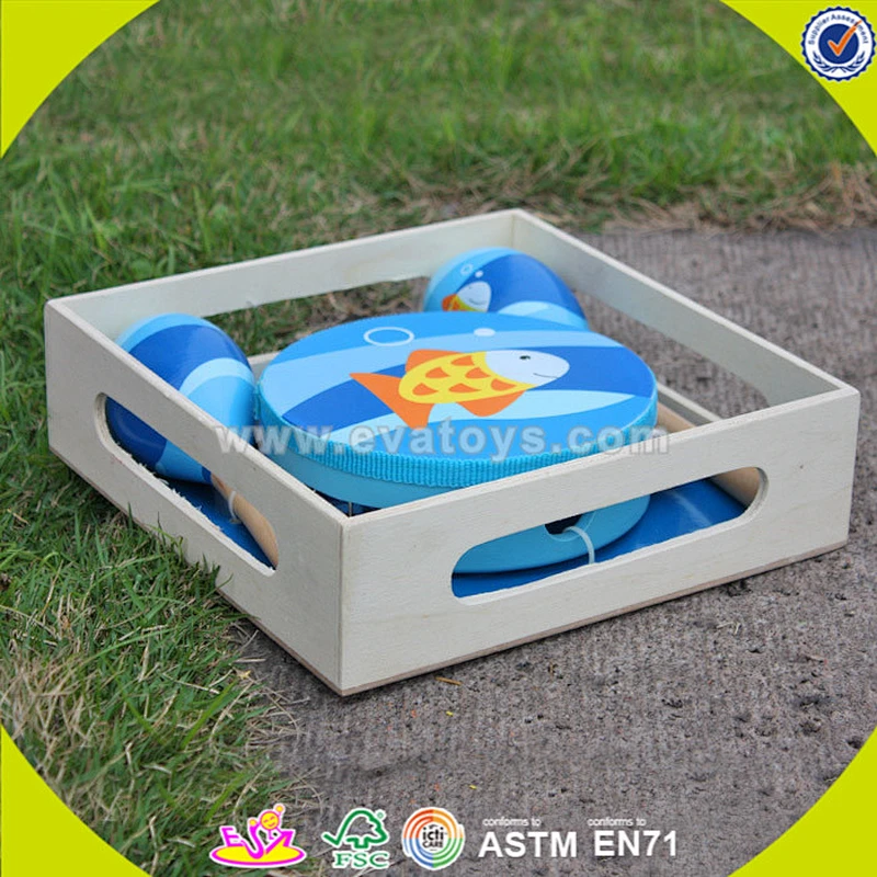 wholesale wooden musical toy, elegant in style wooden musical toy, popular wooden blue musical toy W07A091