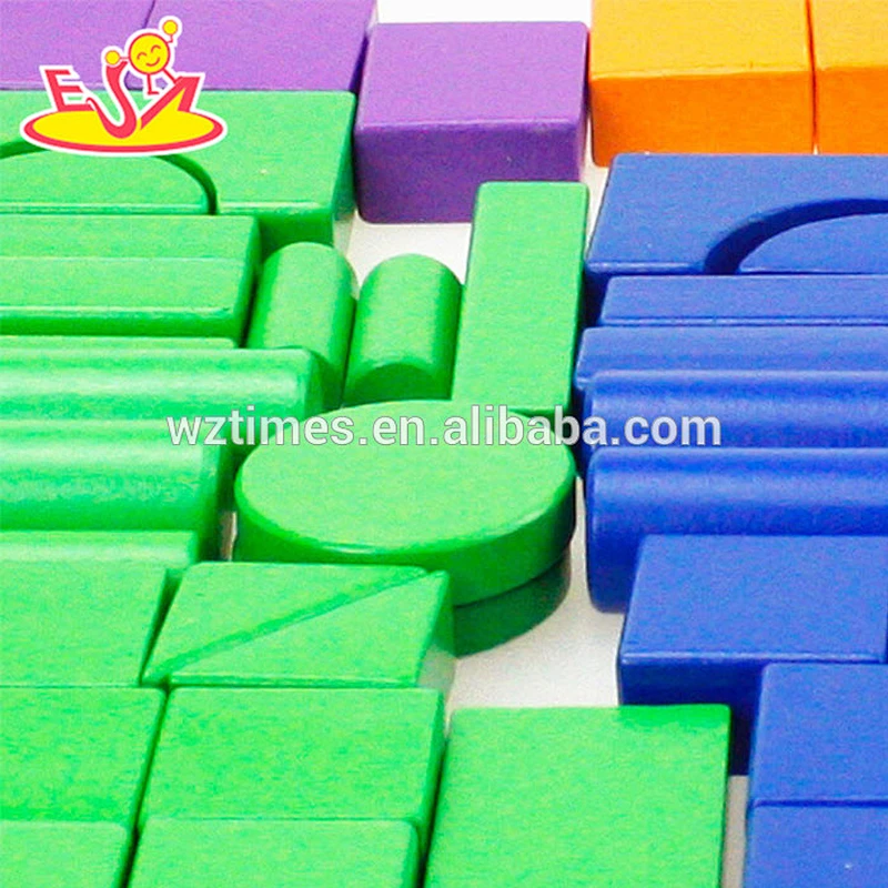 2018 wholesale kids wooden block toy fashion children wooden block toy for education W13A101