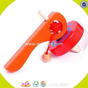 high quality children wooden toy gyro for sale W01B018