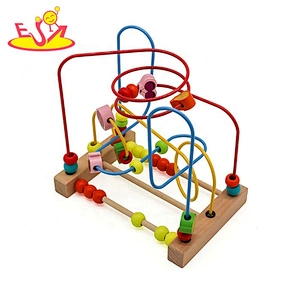 wholesale educational children wooden maze toy best sale baby wooden maze toy W11B098