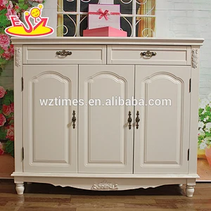2018 New design wooden furniture cabinets white solid wooden furniture cabinets best design wooden furniture cabinets W08H063