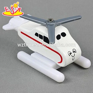 2018 wholesale hottest children wooden toy plane W04A207