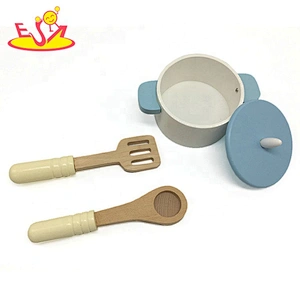 2019 Most popular kids wooden play food and dishes for kinderplay W10B311