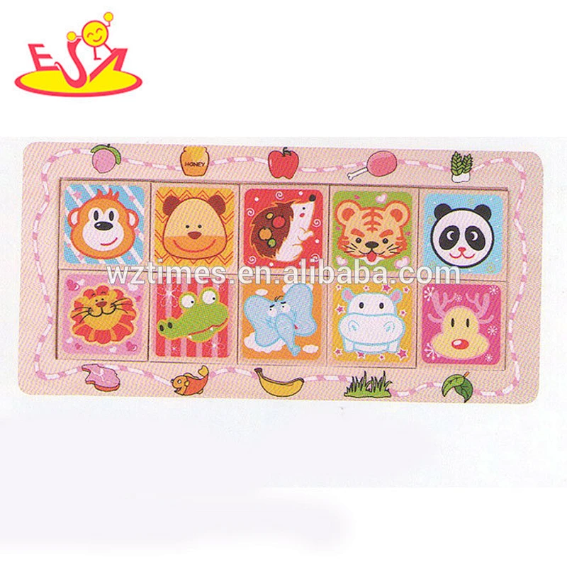 wholesale educational wooden kids toys puzzle with customize W14C208
