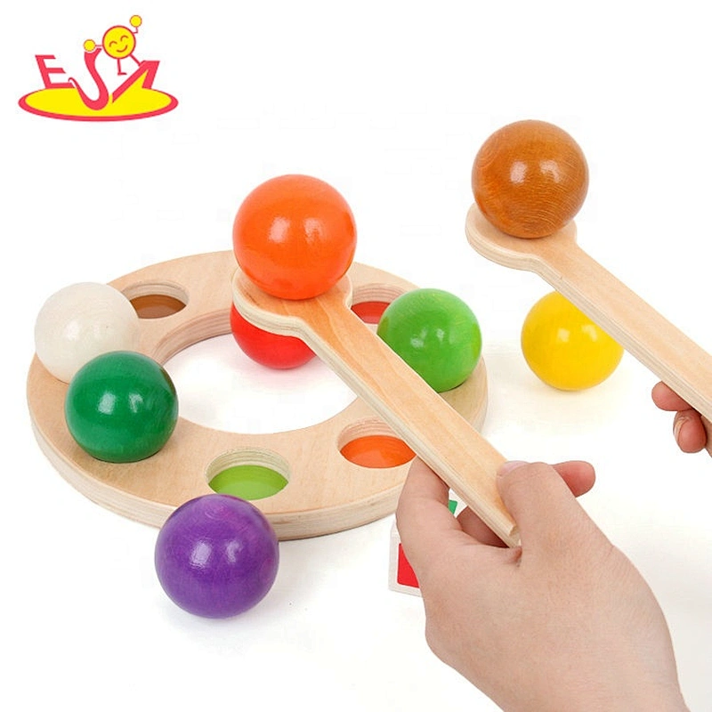 2019 New fashion educational match wooden coloring games for kids W13E097