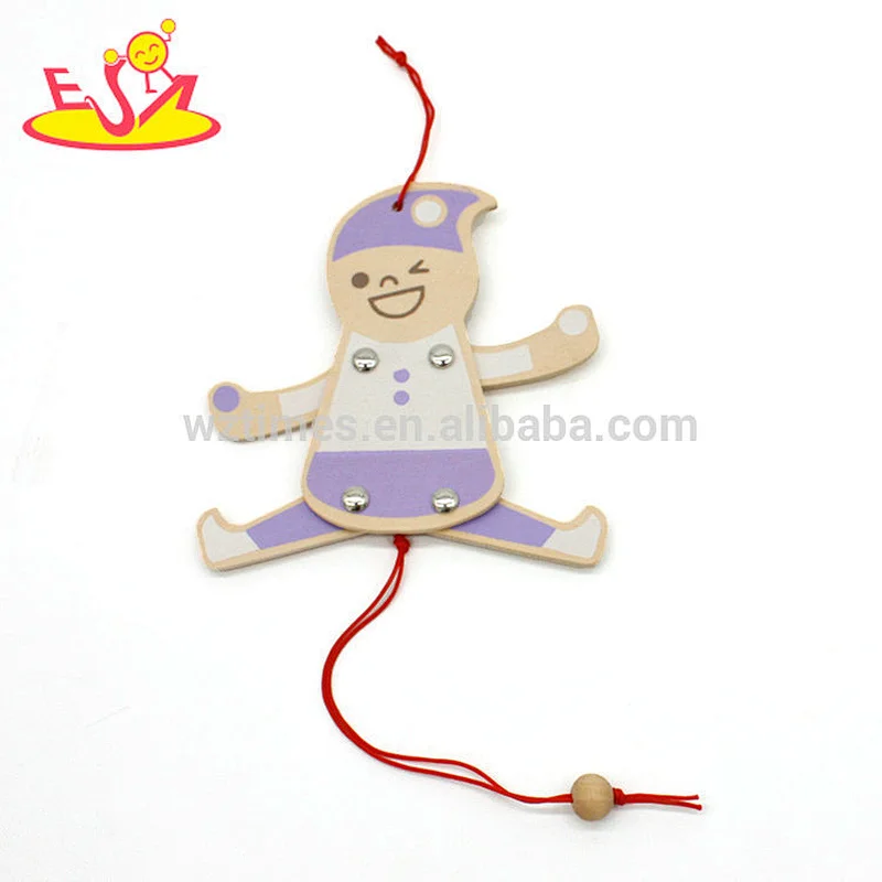 New hottest play string wooden marionette puppet for baby W01A309