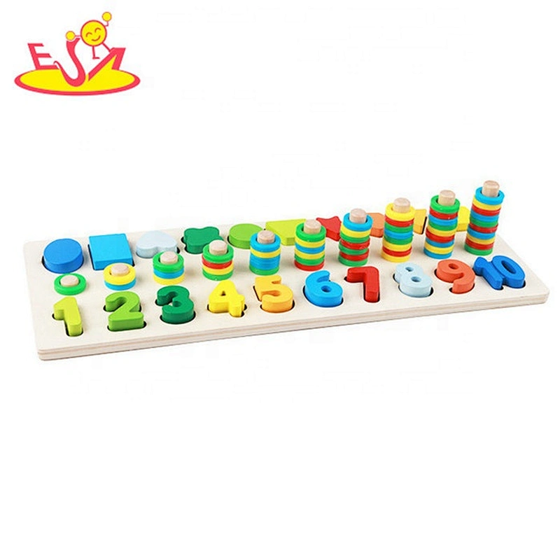 Best sale prschool education wooden early learning toys for kids W12E034