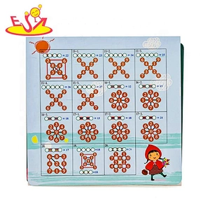 2019 Best quality educational math wooden number games for preschoolers W12E019