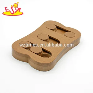 Wholesale unique style wooden cat pets interactive toy for animal W06F034