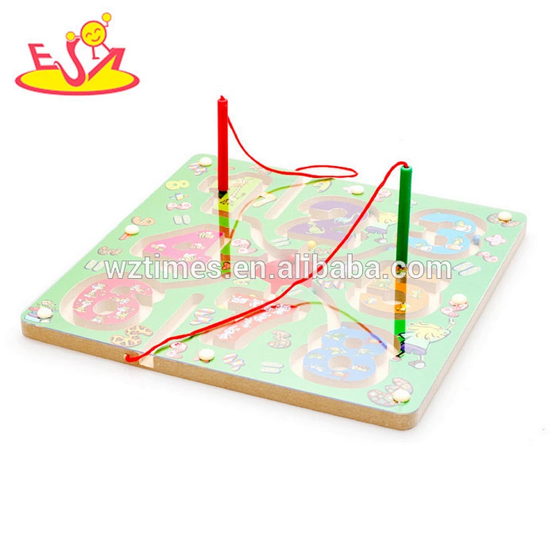 2018 wholesale new design maze wooden educational toys for kids top fashion wooden educational toys for kids W11H018