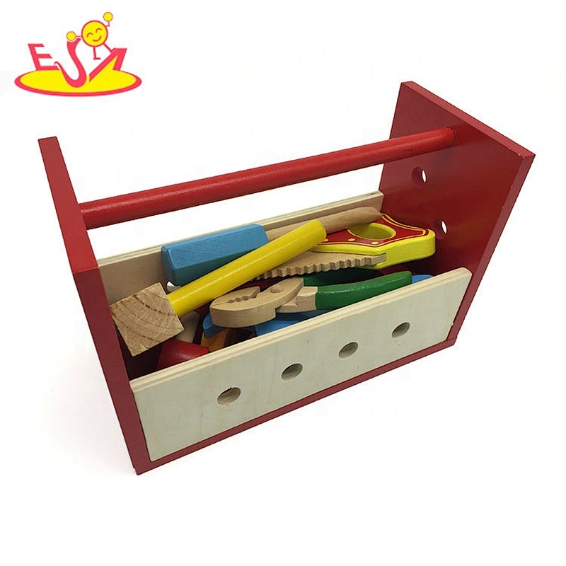 Top sale kids garden wooden toy tool kit for pretend play W03D121