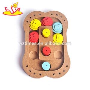 Wholesale high quality safety stainless steel bowl wooden pets feeder bowl for small dogs cats and pets W06F045