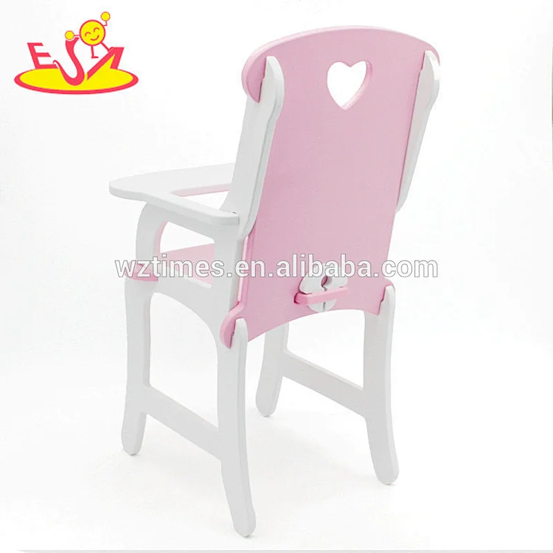 الجملة جميلة الاطفال الدمية الخشبية كرسي لعبة لتظاهر اللعب W06B034