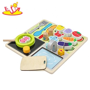 2019 New arrival small wooden play cooking games for boys W10B279
