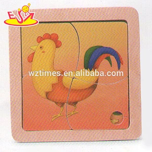 wholesale kids wooden custom jigsaw puzzles for education W14C172