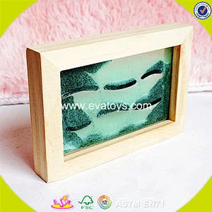 wholesale baby wooden sand painting art best sale kids wooden sand painting art W02A039