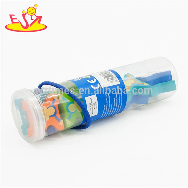 New design monkey shape wooden toy bricks for kids W13B040