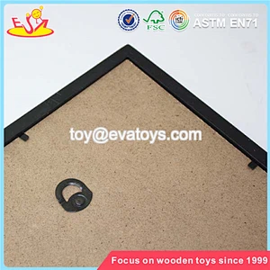 Wholesale special home decoration wooden black craft photo frame W09A020