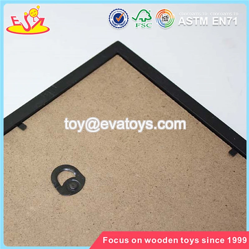 Wholesale special home decoration wooden black craft photo frame W09A020