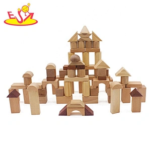 wholesale 100PCS natural non toxic wooden block for children W13A157