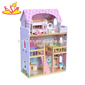 Beste Designmöbel Spielzeug aus Holz Puppenhaus spielen für Mädchen W06A163B