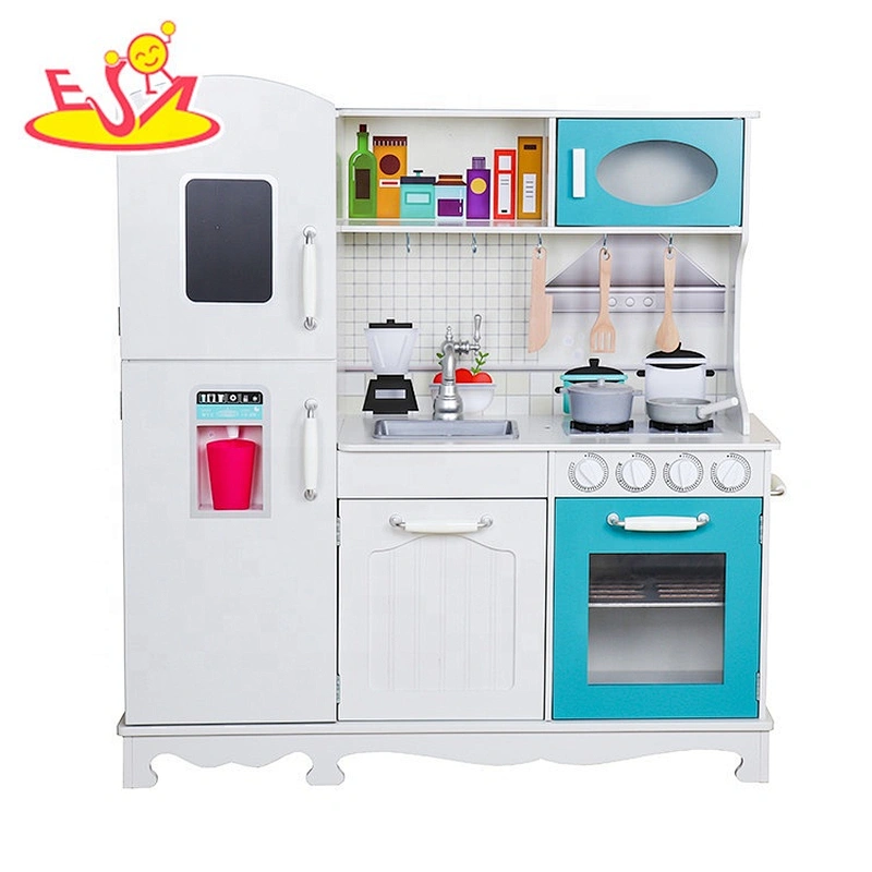 2019 Best sale kids big wooden frozen kitchen toys for pretend play W10C466C