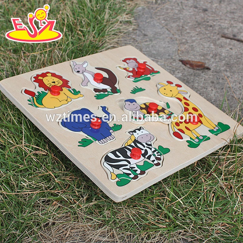 wholesale high quality kids wooden puzzle cheap wooden puzzle W14M087