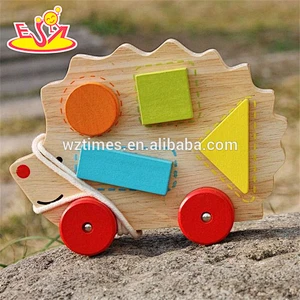 wholesale children animal toys wooden magnetic blocks top fashion kids wooden magnetic blocks W05B133