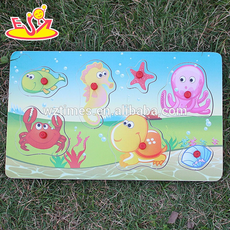 most popular children wooden toy puzzle for wholesale W14M091
