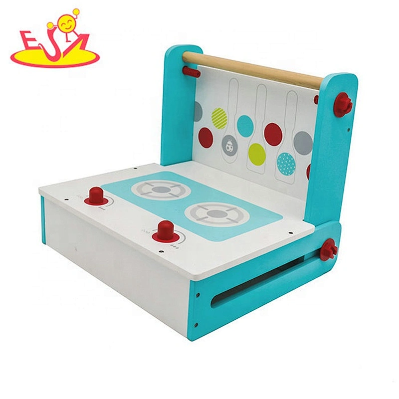 2019 New design tabletop wooden kids cooking set for pretend play W10C456