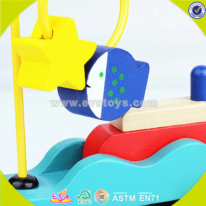 wholesale wooden baby toy beads multi-functional wooden baby toy beads wooden baby toy beads W11B074