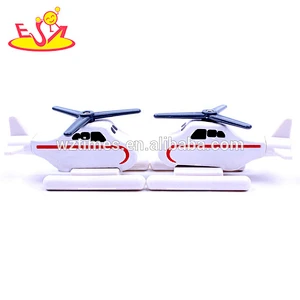 2018 wholesale hottest children wooden toy plane W04A207