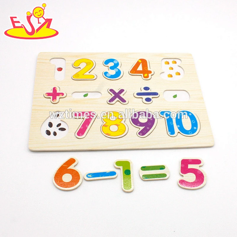 Wholesale teaching aid tool wooden children's math counting toy W14B084-Z