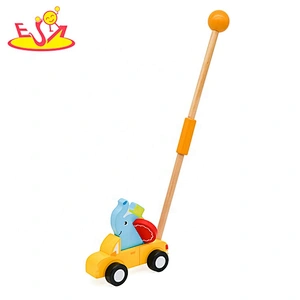 New hottest educational wooden walker push toy for toddlers W05A026