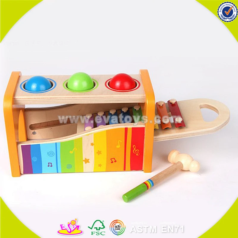 wholesale baby wooden make sound toy fashion kids wooden make sound toy popular children wooden make sound toy W07C037
