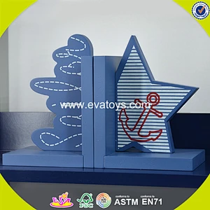 wholesale kids wooden book holder new design star children's wooden book holder W08D049