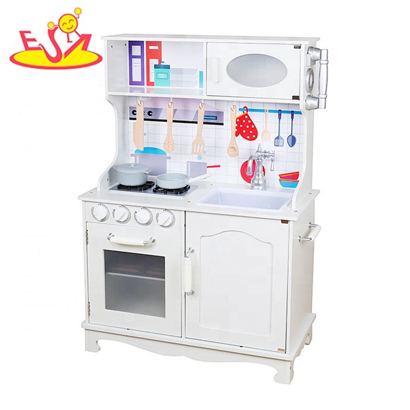 2019 Best sale big wooden frozen kitchen set for children pretend play W10C409C