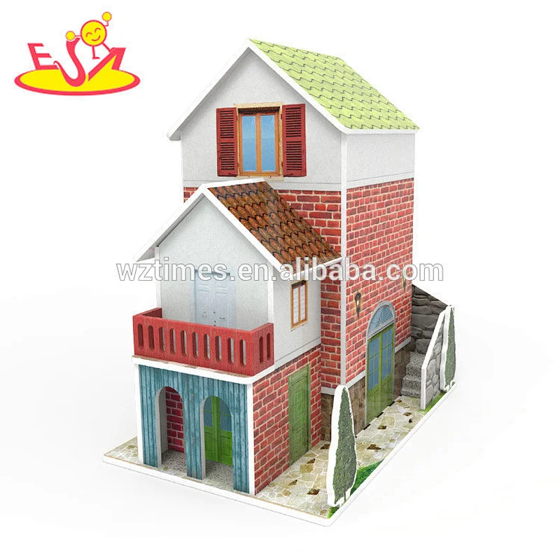 2018 Neues Design-Set für kreatives Puppenhaus-Färbetätowerkit für Kinder W06A282