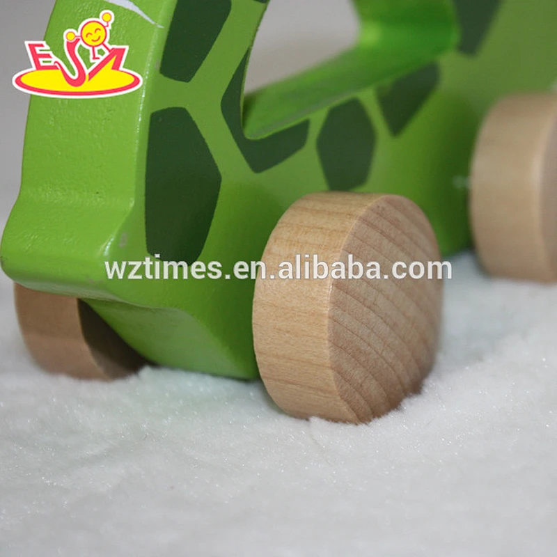 2018 wholesale baby wooden tortoise pull toy funny kids wooden tortoise pull toy wooden tortoise pull toy W05B142